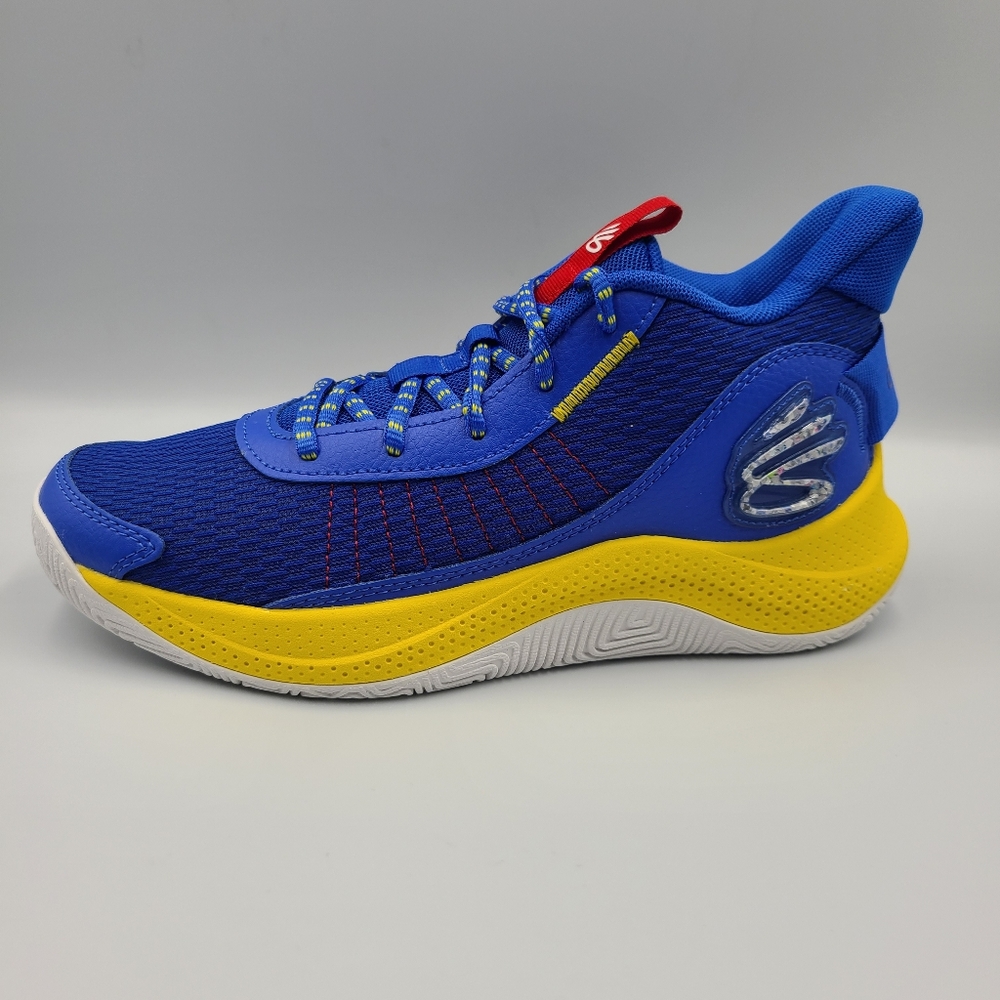 Under Armour 3Z7 NM 'Blue Yellow' Steph Curry Basket Ball Shoes Brand New